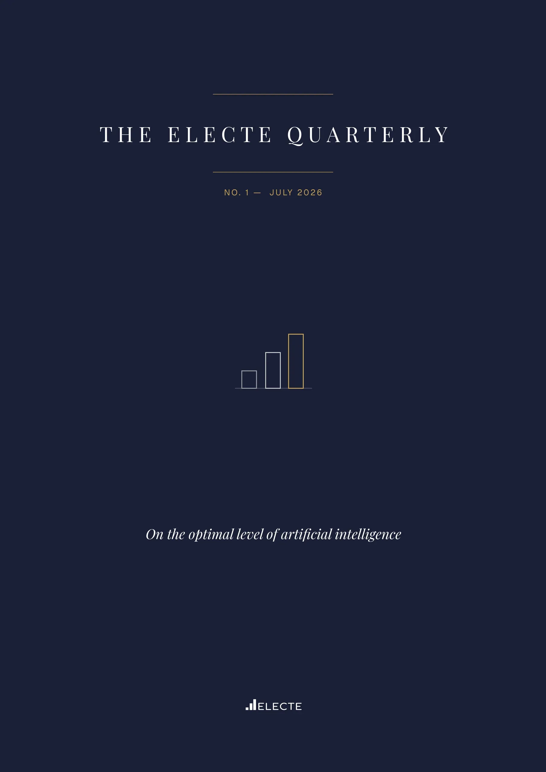 The ELECTE Quarterly no. 1.