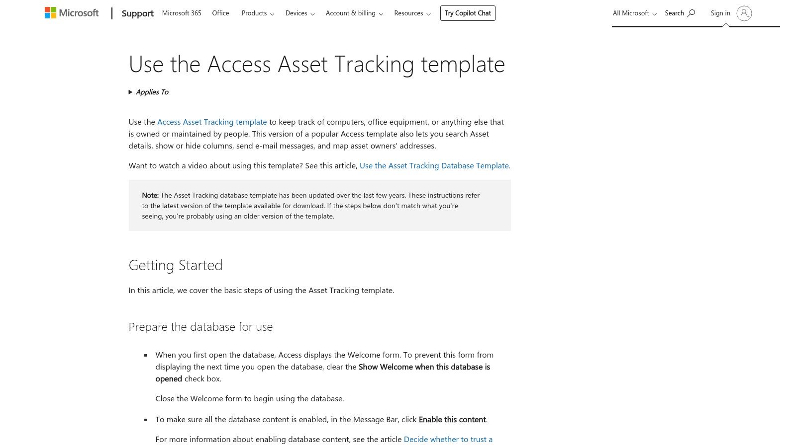 Asset Tracking (Tracciamento beni)