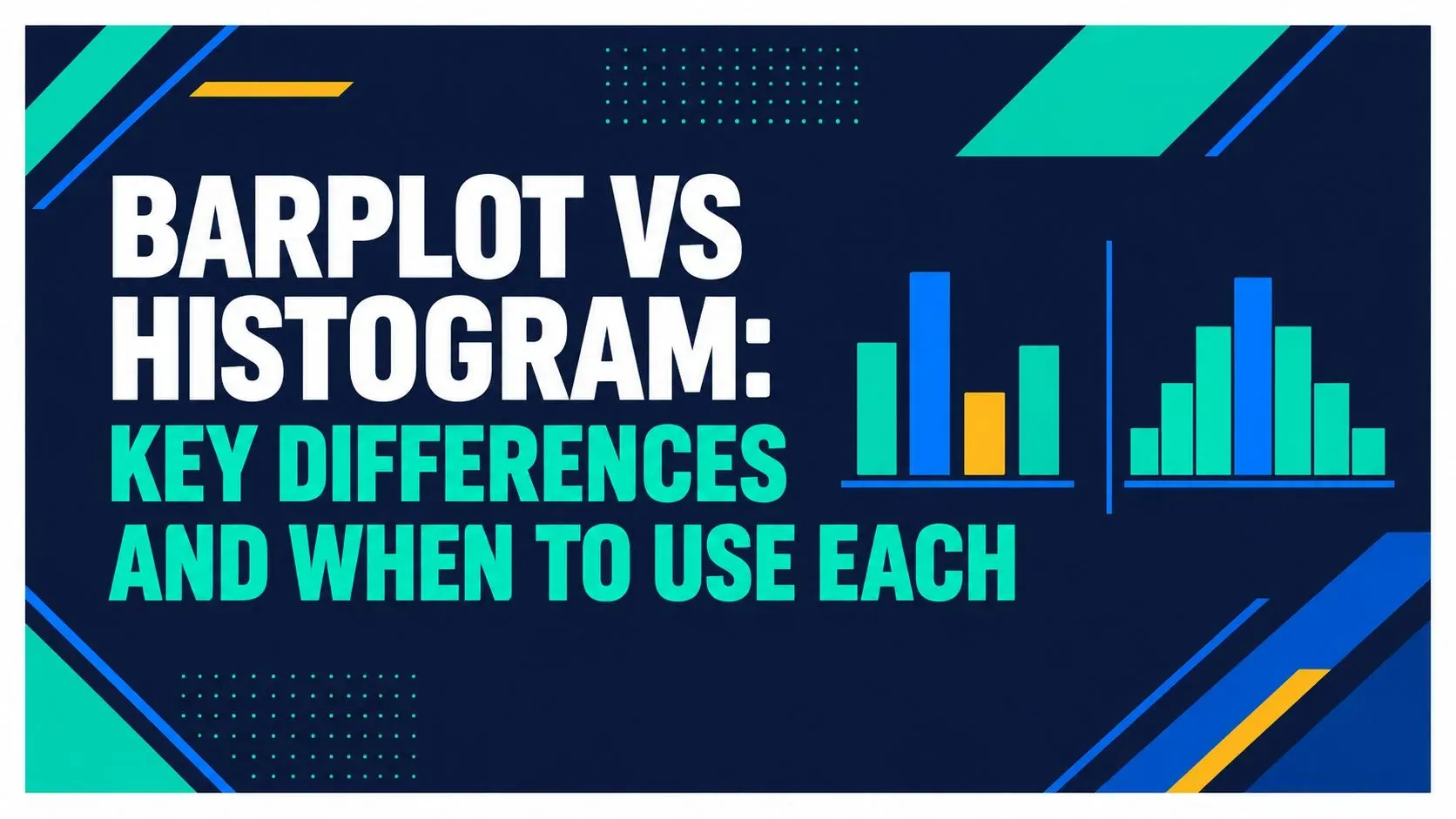 Barplot vs Histogram: Key Differences and When to Use Each