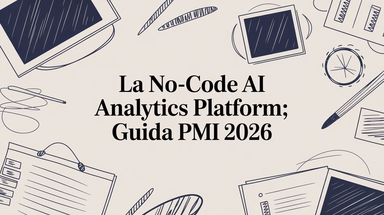 La no-code AI analytics platform: Guida PMI 2026